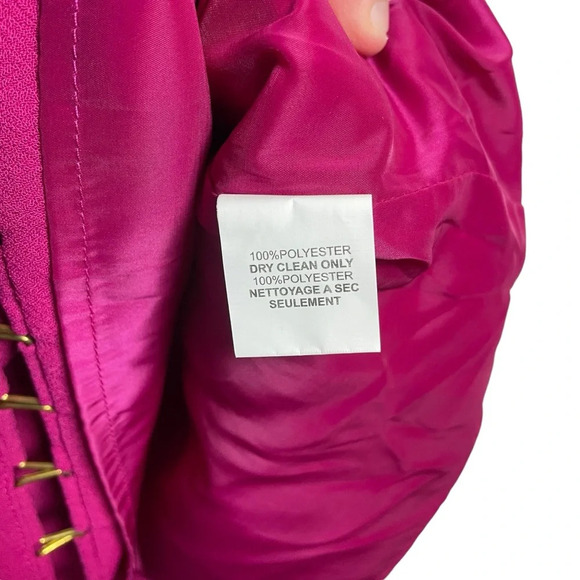 NWT Trina Turk Alek Sleeveless Cutout Hem Shift Dress in Pink Size 8 - Picture 9 of 16